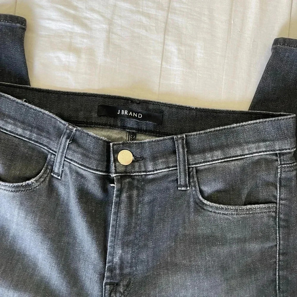 Jbrand Alana high rise skinny crop front zip denim - Picture 10 of 13